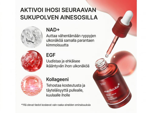 Medicube NAD+ EGF Kiinteyttävä Seerumi