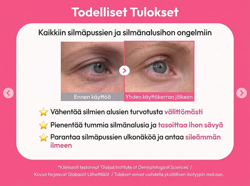 Eye Patches – Tummia silmänalusia ja silmäpusseja vastaan